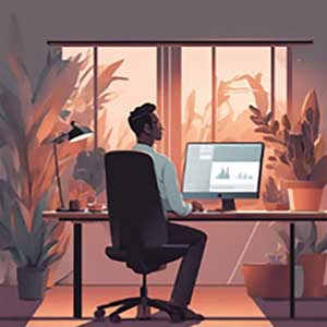 Lequel ou laquelle des travailleur·euses ci-dessous aura le moins de risques de TMS, au vu de la position de son écran ?